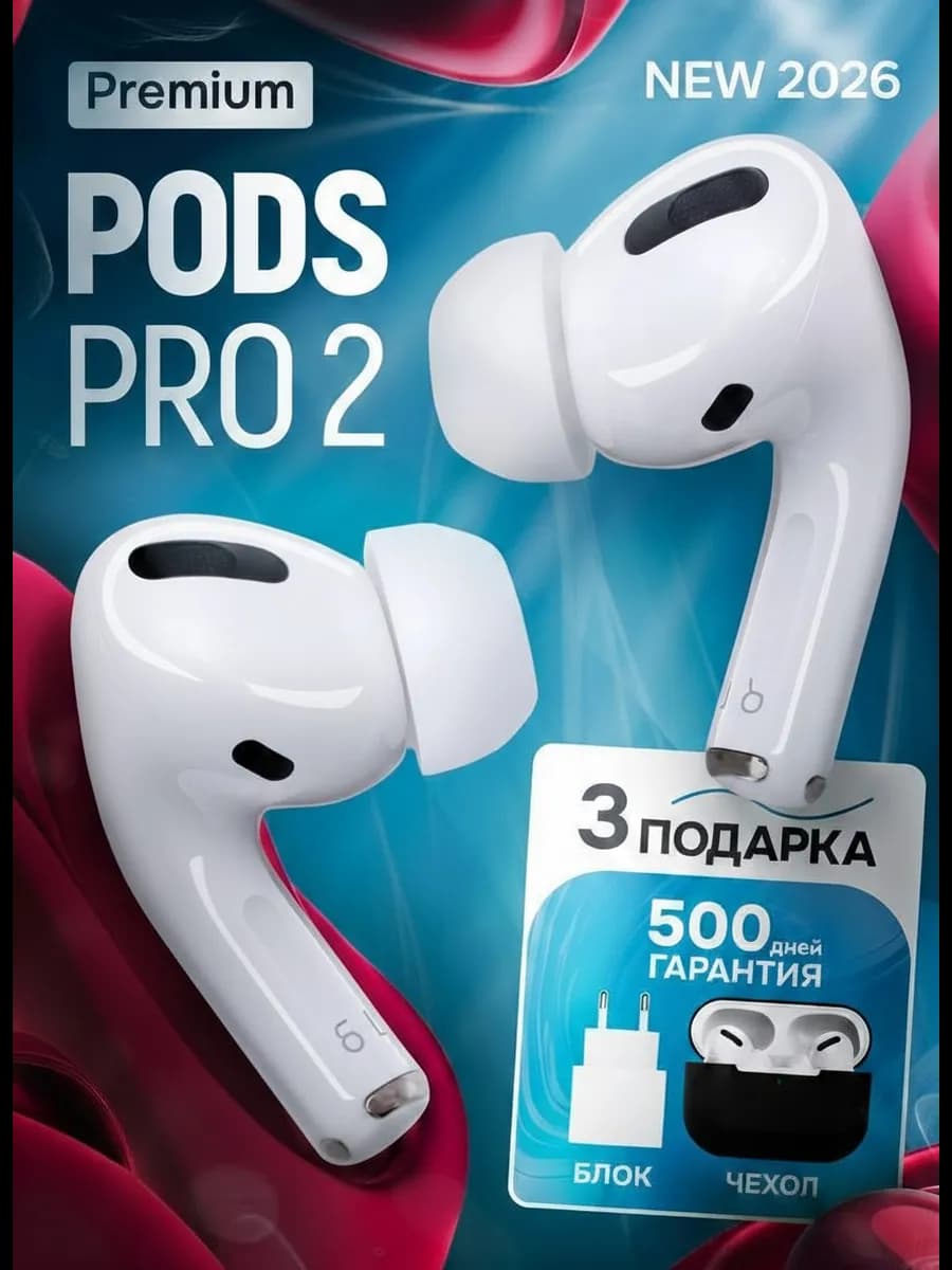 Наушники беспроводные с шумоподавлением копия AirPods Pro 2