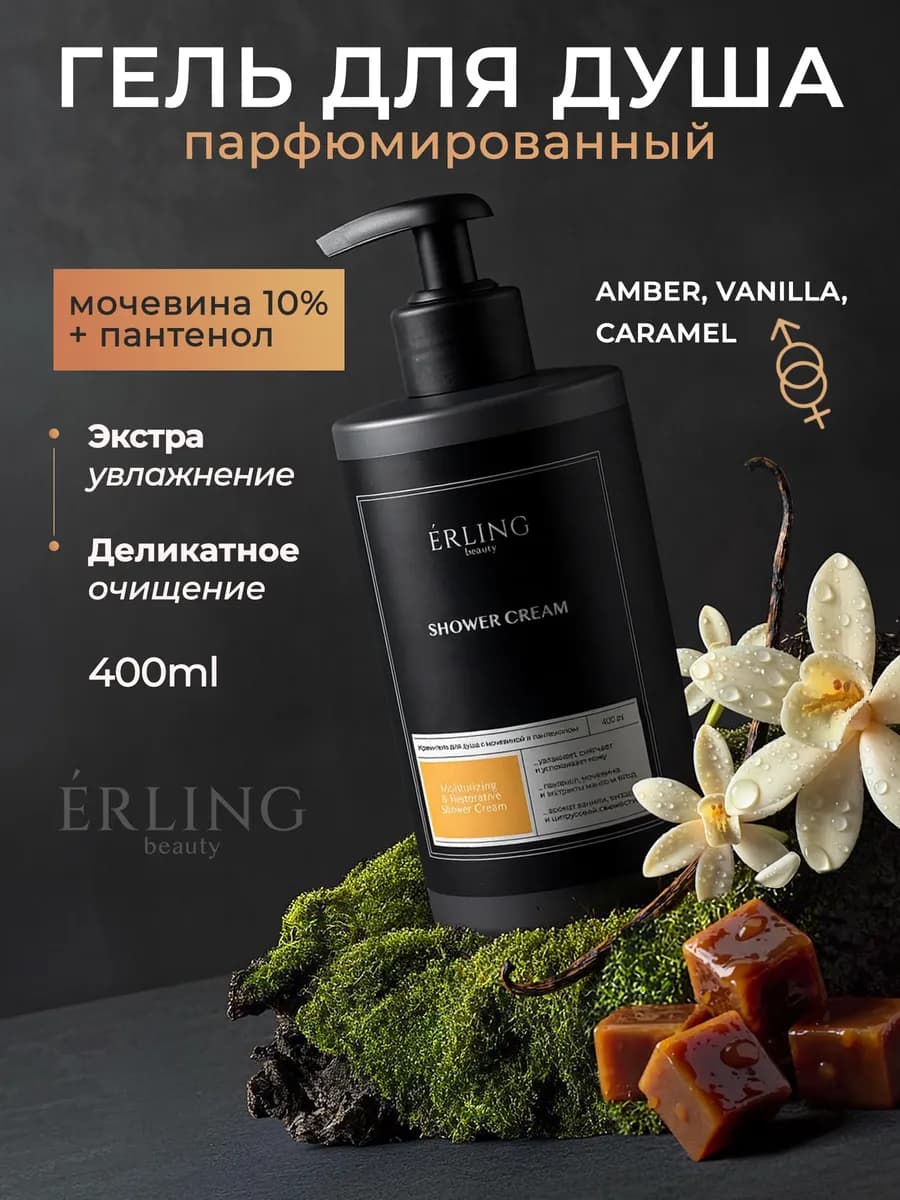 Гель - крем для душа с мочевиной и пантенолом