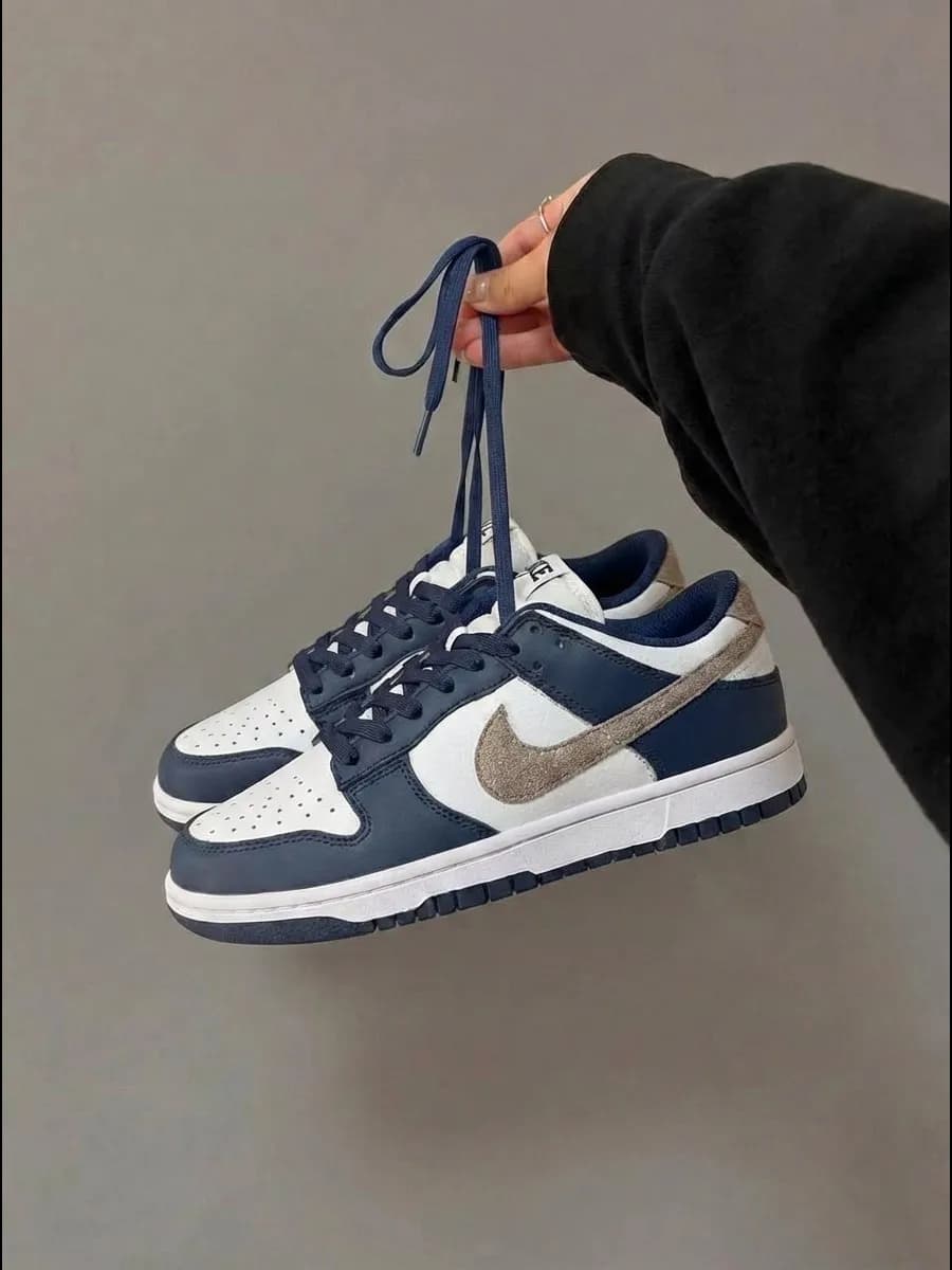 Кроссовки sb dunk low midnight navy кеды для школы