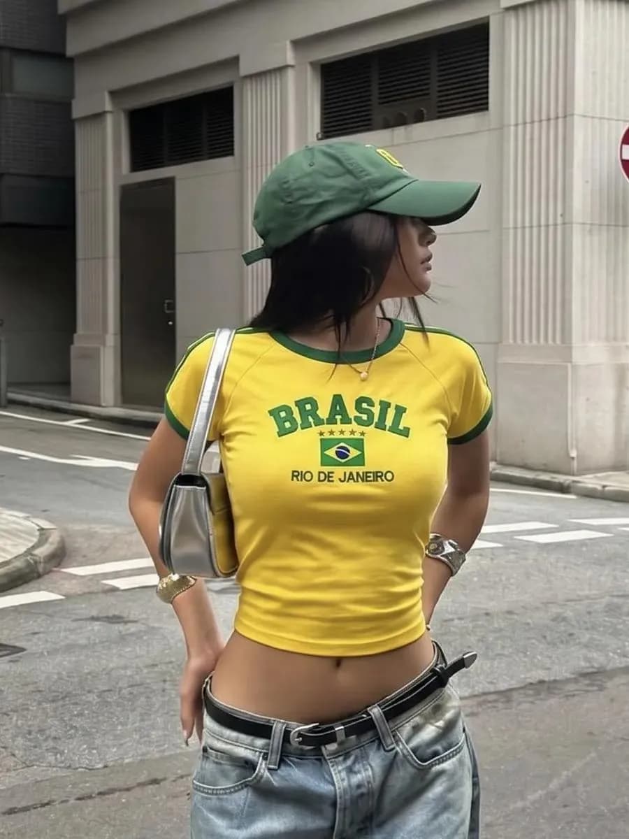 Топ майка Y2K BRAZIL iNAMORATA WOMAN