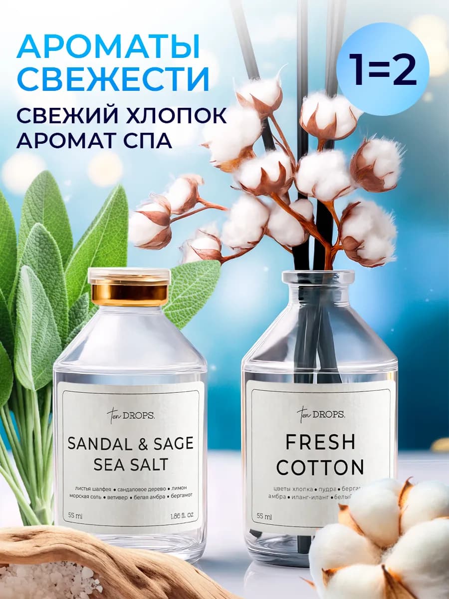 Диффузор для дома с палочками 2 шт