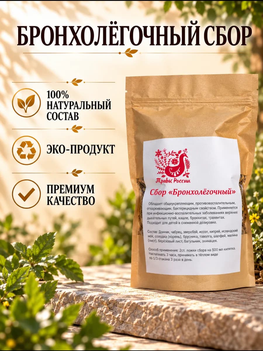 Грудной сбор Алтайский ключ от кашля