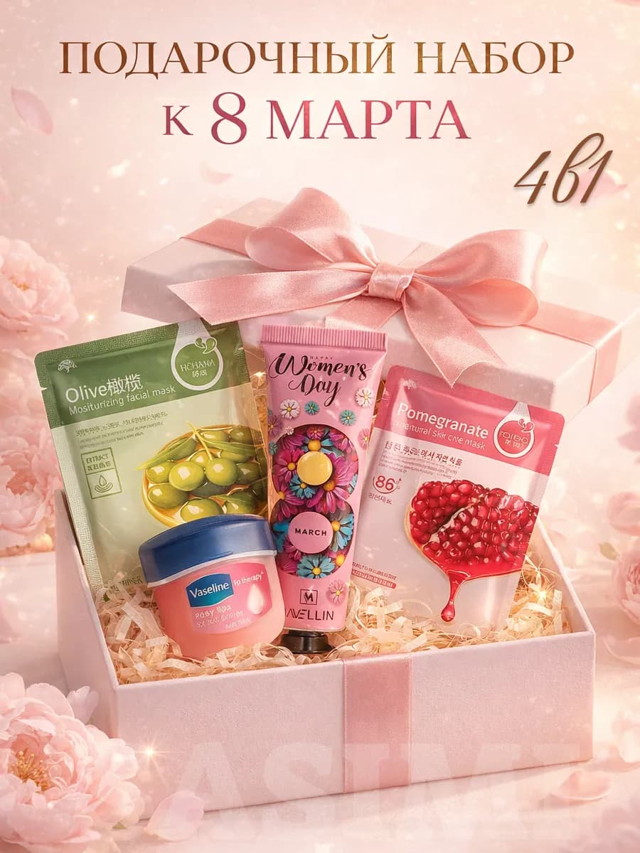 Подарочный набор для девушек на 8 марта маме и подруге