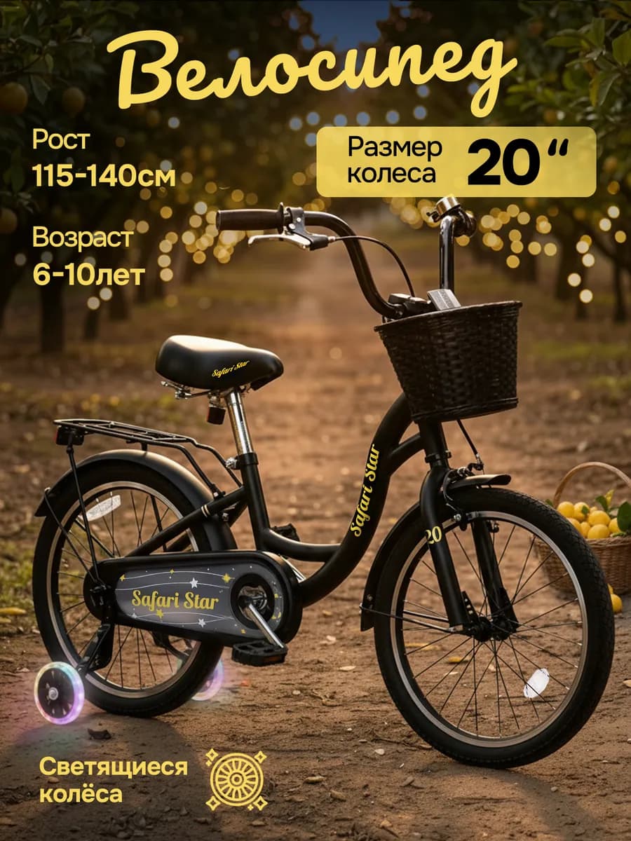 Велосипед детский двухколесный 20 дюймов