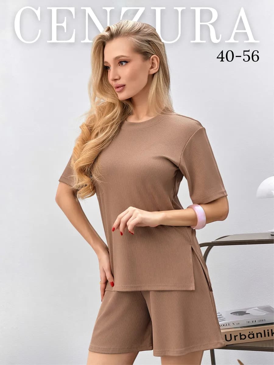 Летний костюм лапша с шортами