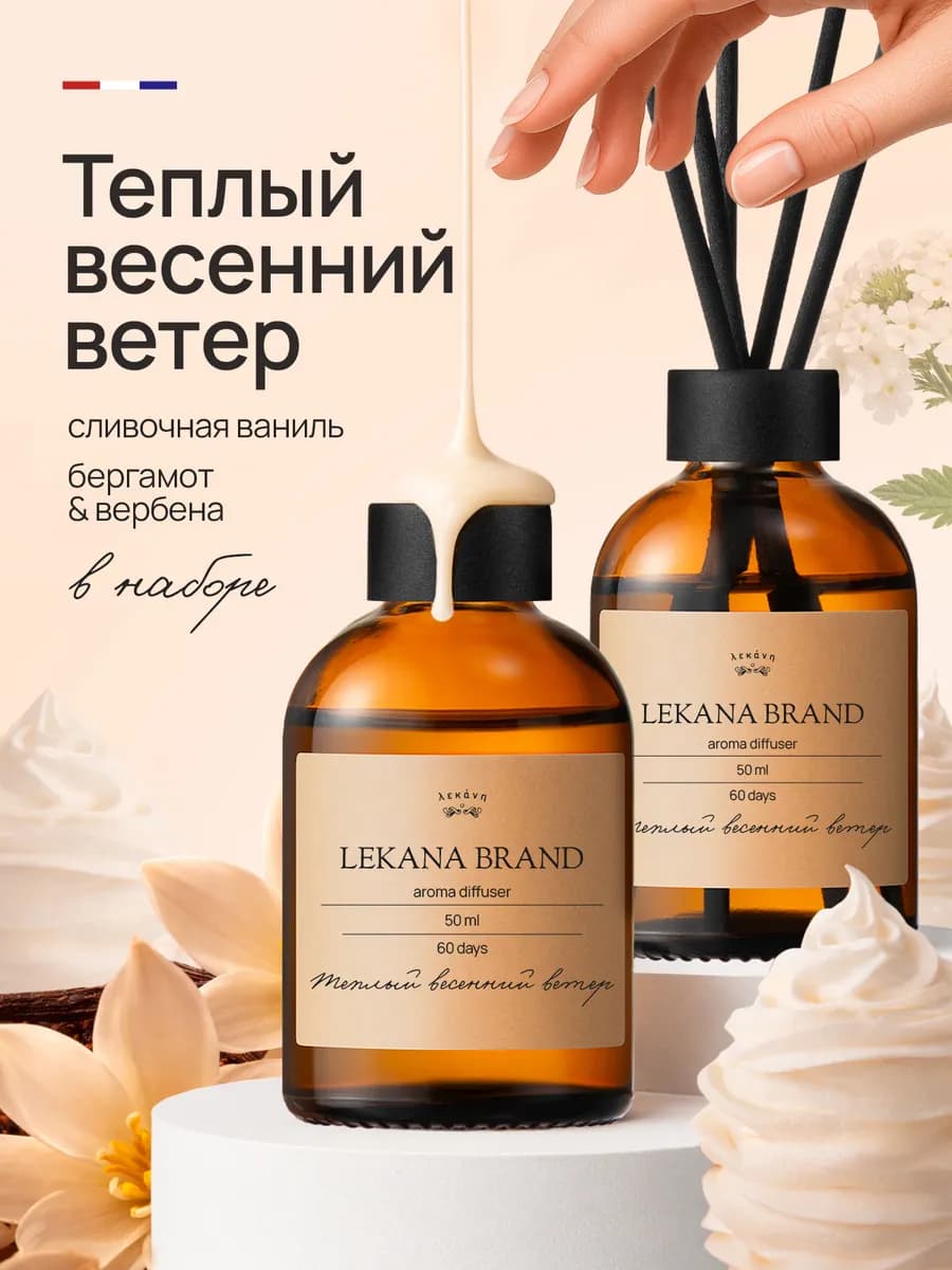 Набор диффузоров с палочками для дома