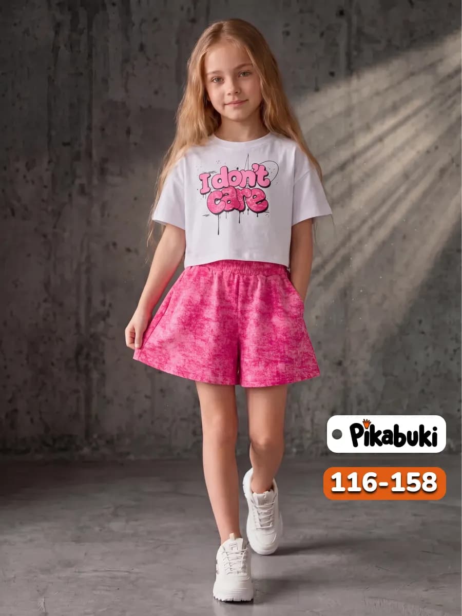 Костюм летний с шортами и футболкой