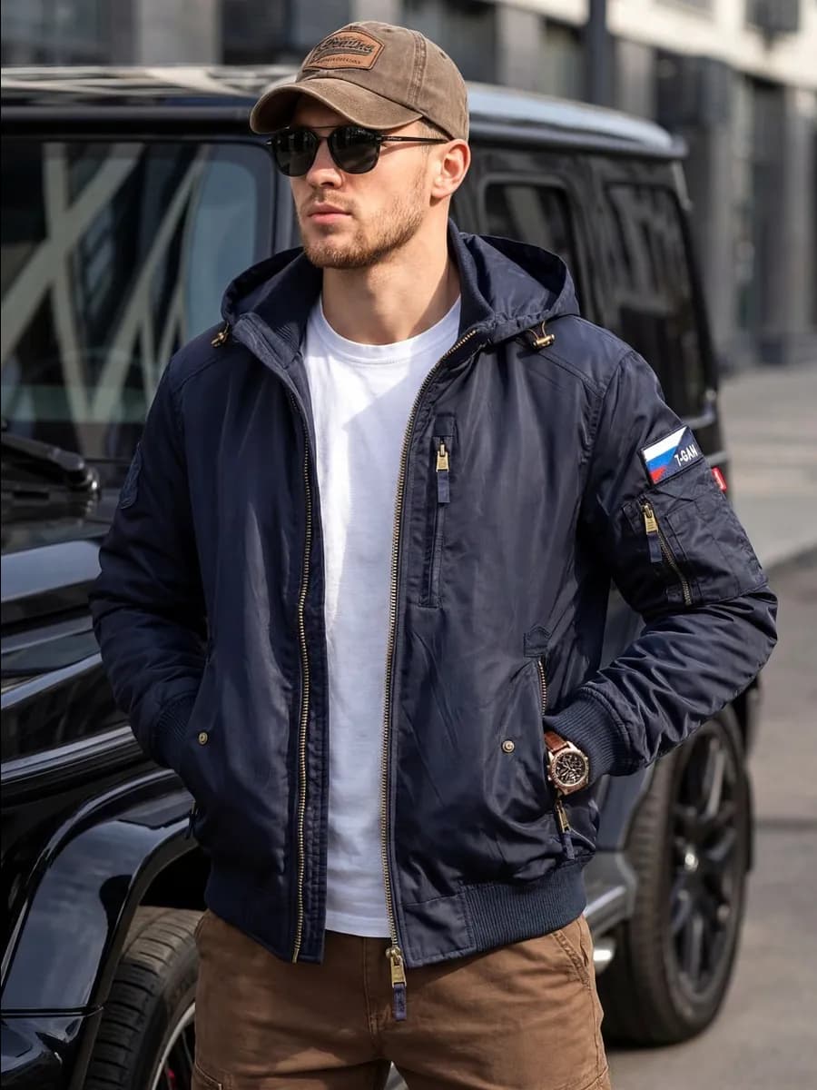Бомбер мужской