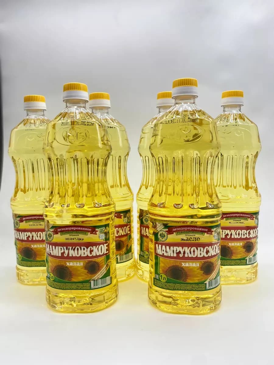 Масло подсолнечное "Мамруковское" 1 л. (6 шт.)