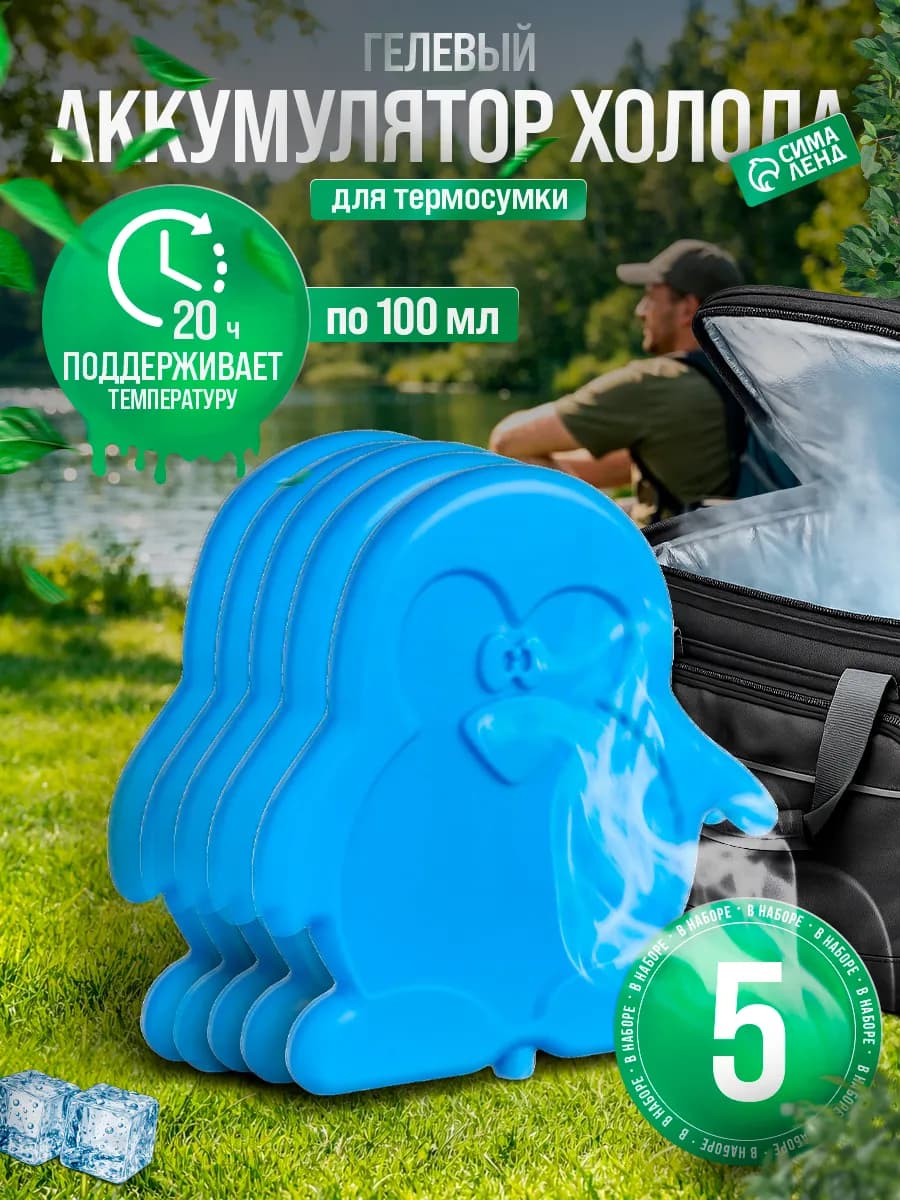 Набор аккумуляторов холода, 5 шт