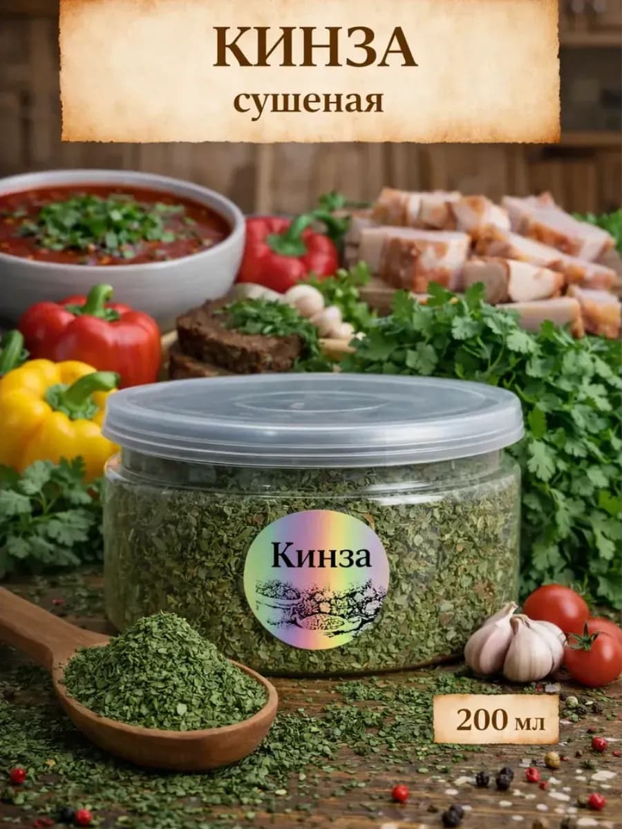 Кинза сушеная 80 гр