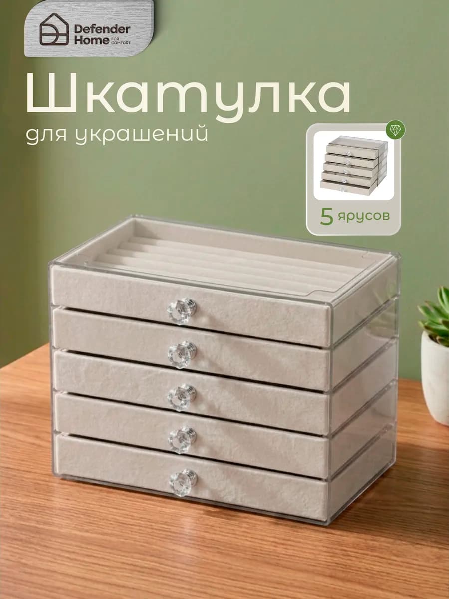 Органайзер для хранения украшений и бижутерии