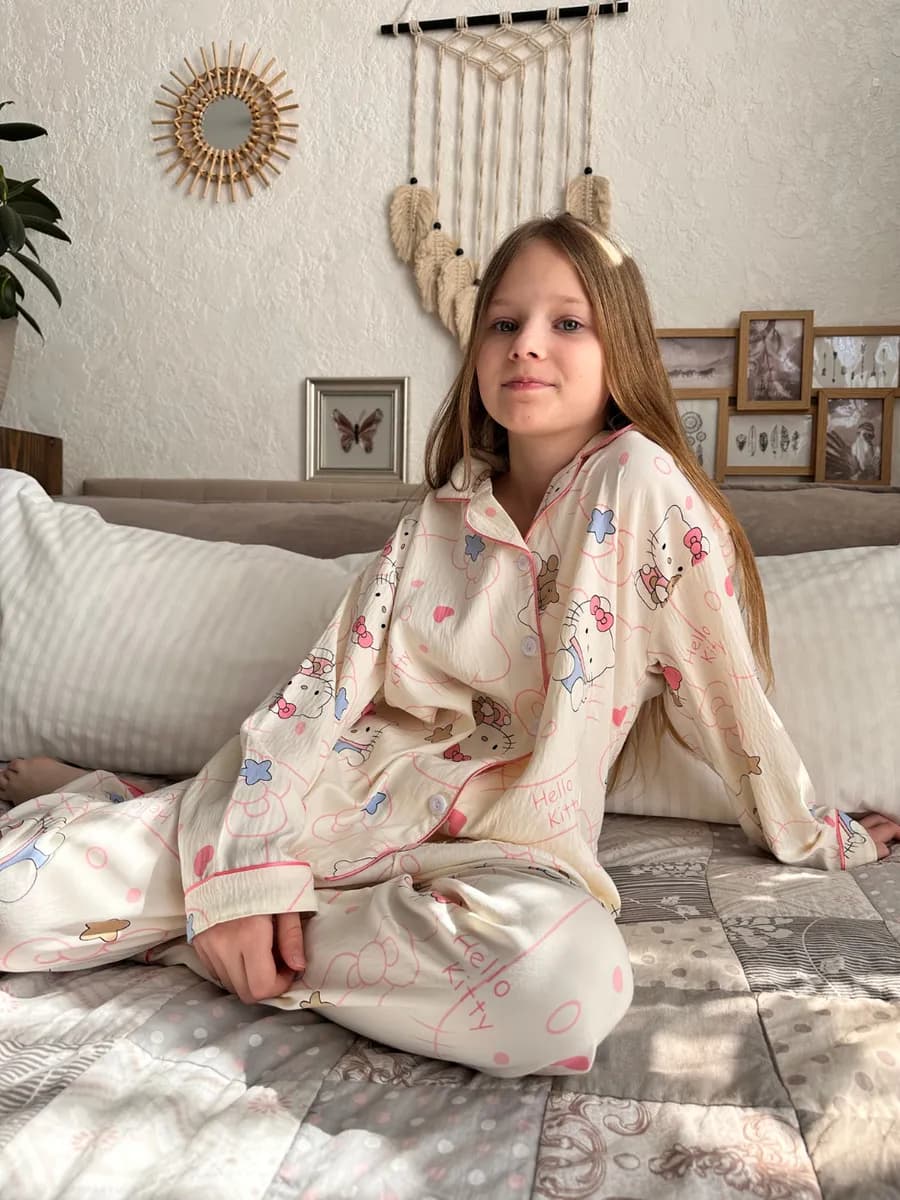 Пижама детская с маской для сна
