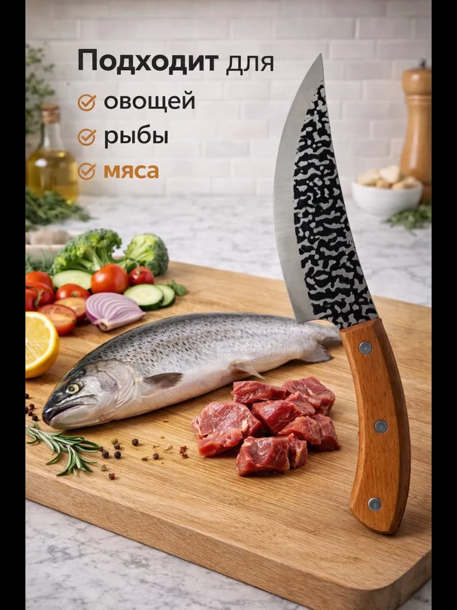 Нож кухонный универсальный