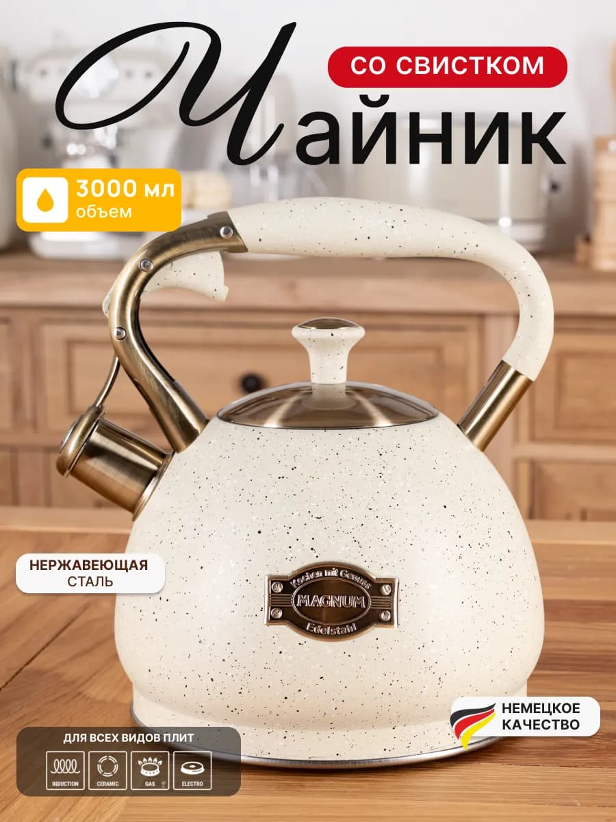 Чайник для плиты со свистком