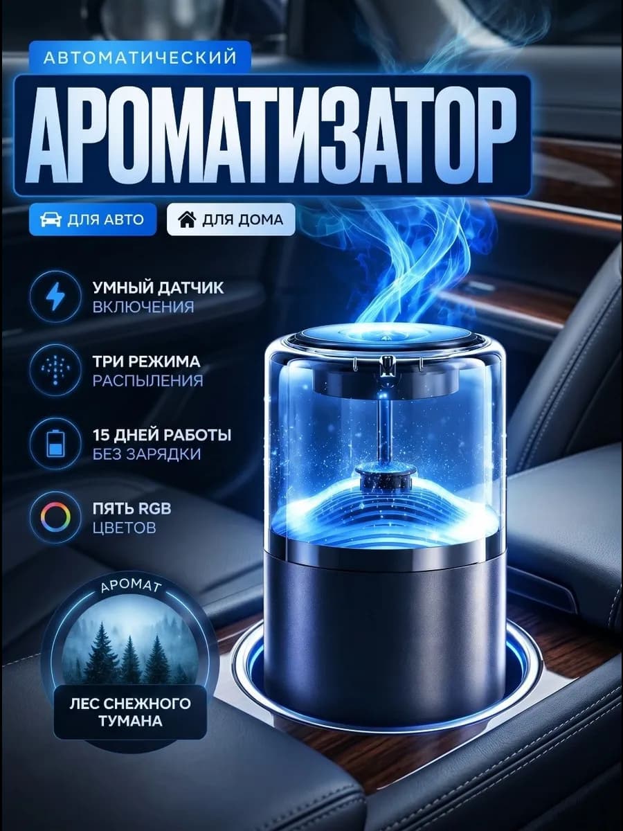 Ароматизатор автоматический для автомобиля и дома