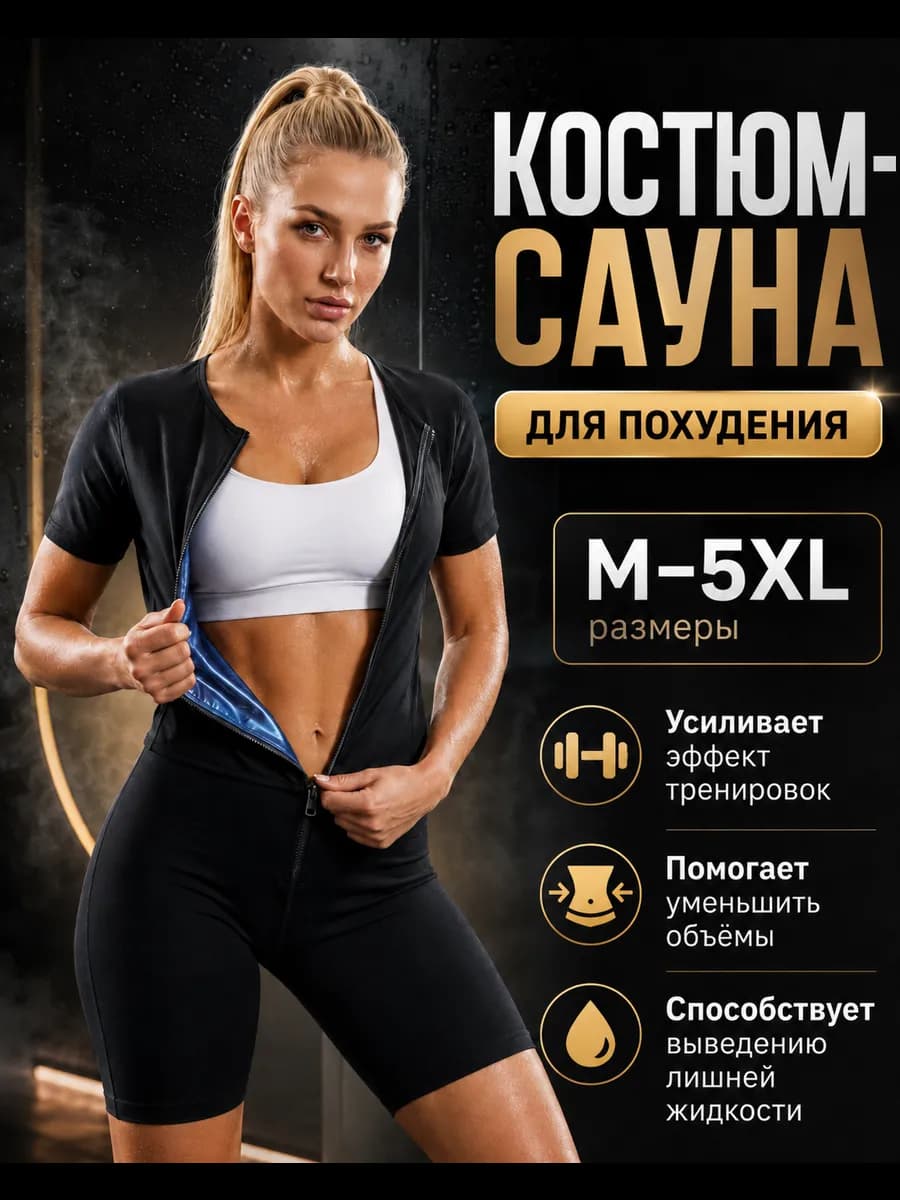 Жиросжигающий костюм сауна для похудения