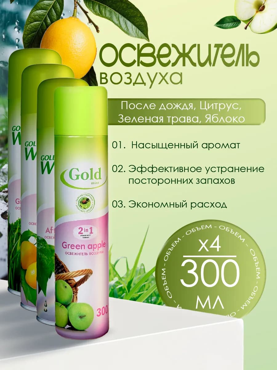 Набор №5 Освежители воздуха 4 шт
